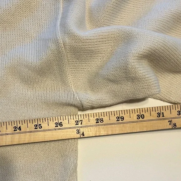 Saltwater Luxe Women's Cream Sun Sand Surf Knit Sweater XL Coastal Nantucket - Picture 6 of 6